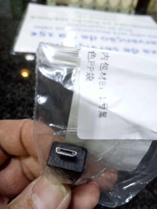 Adaptador MiniUSB Fêmea para MicroUSB Macho