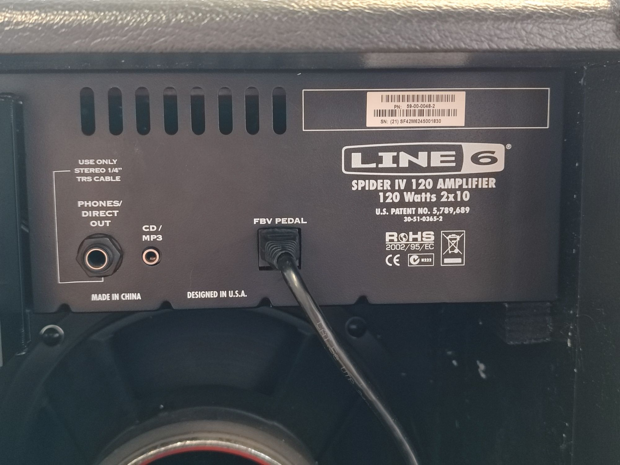 Wzmacniacz gitarowy Line 6 Spider 120W, z podłogą, stan bdb