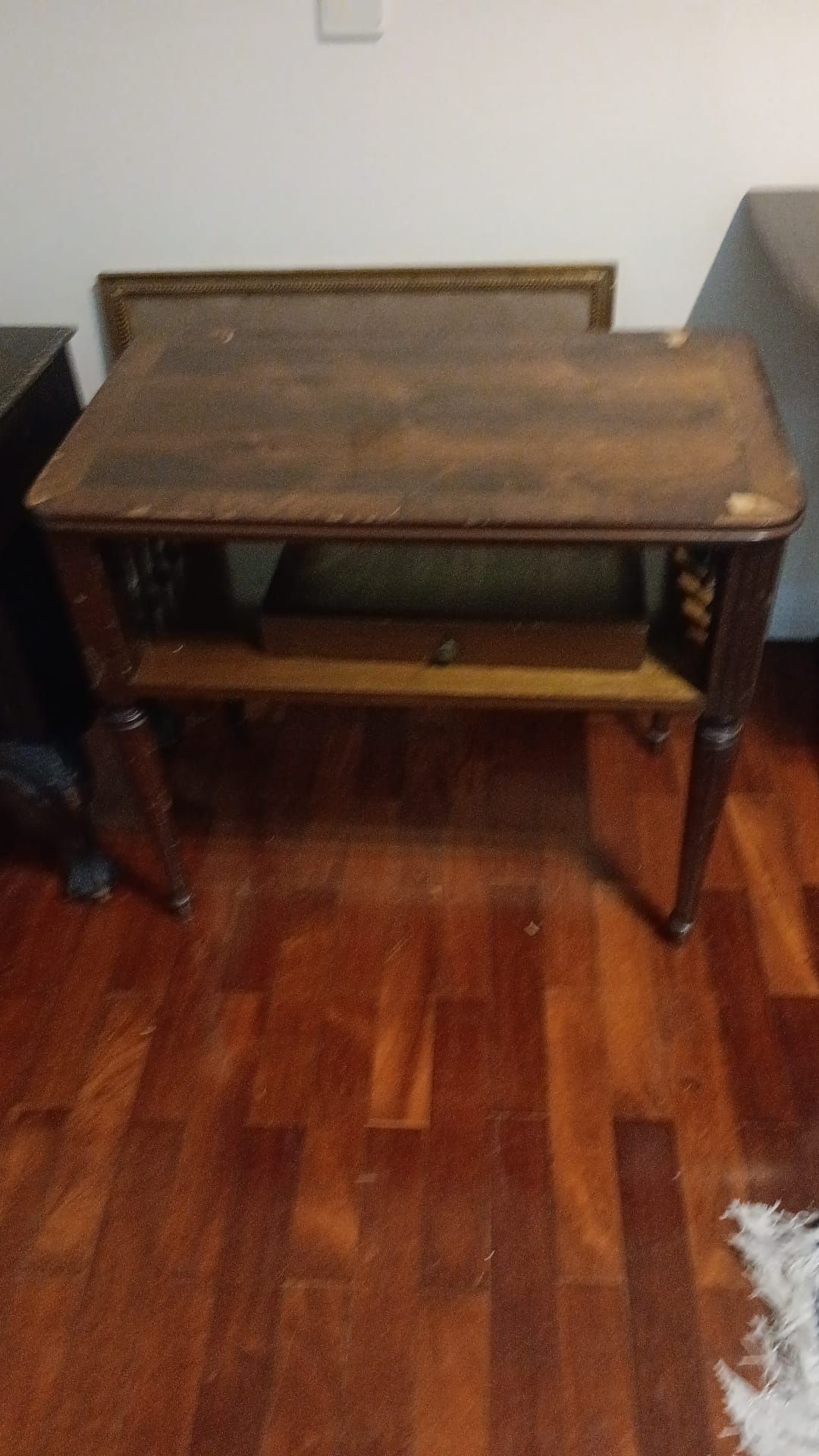 Mesa de apoio, decoração