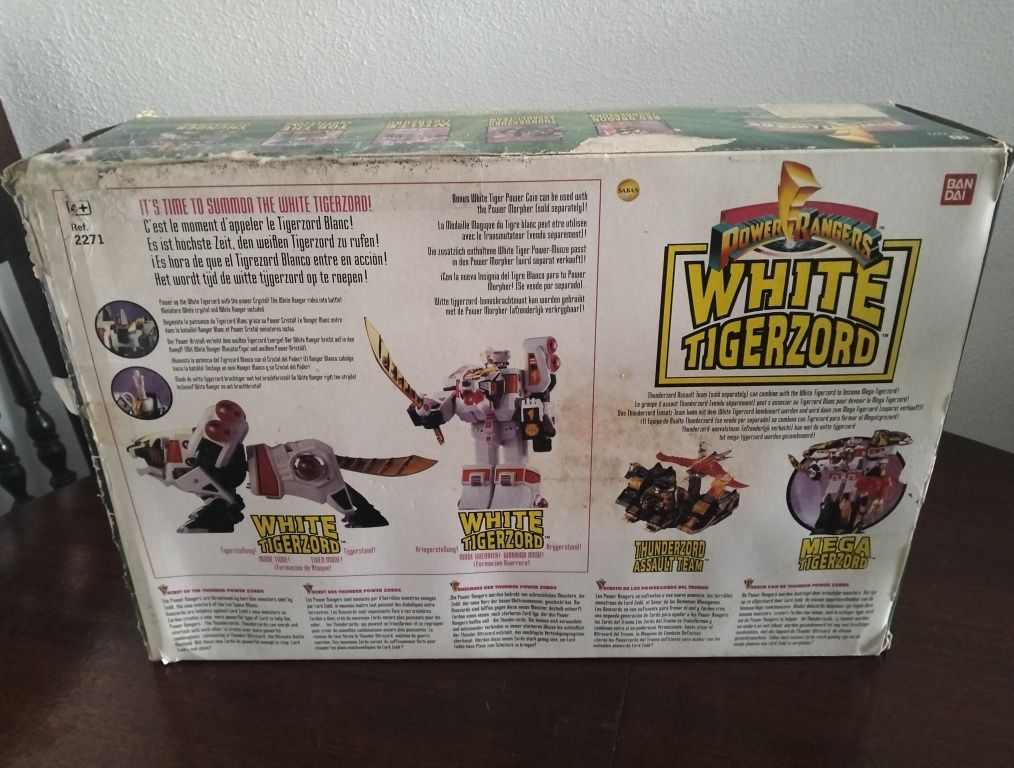 White Tigerzord Mighty Morphin Power Rangers - Bandai