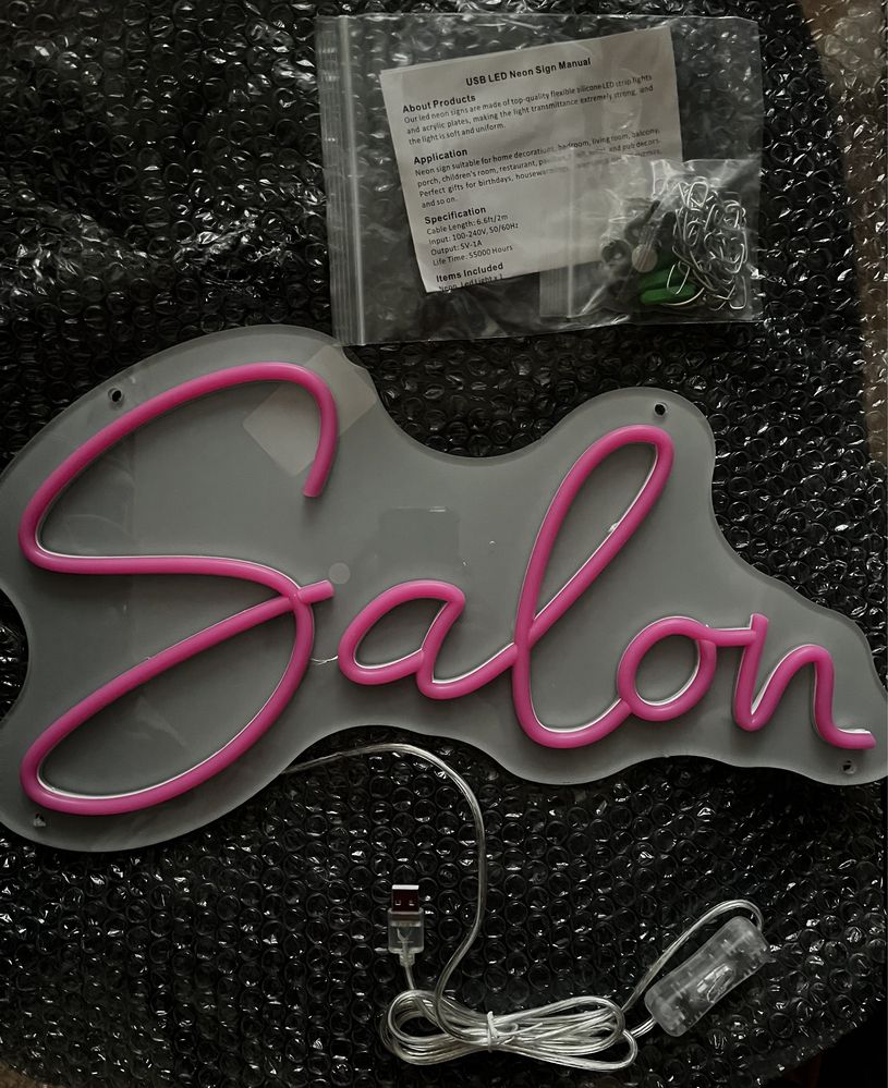 NEON LED Salon napis