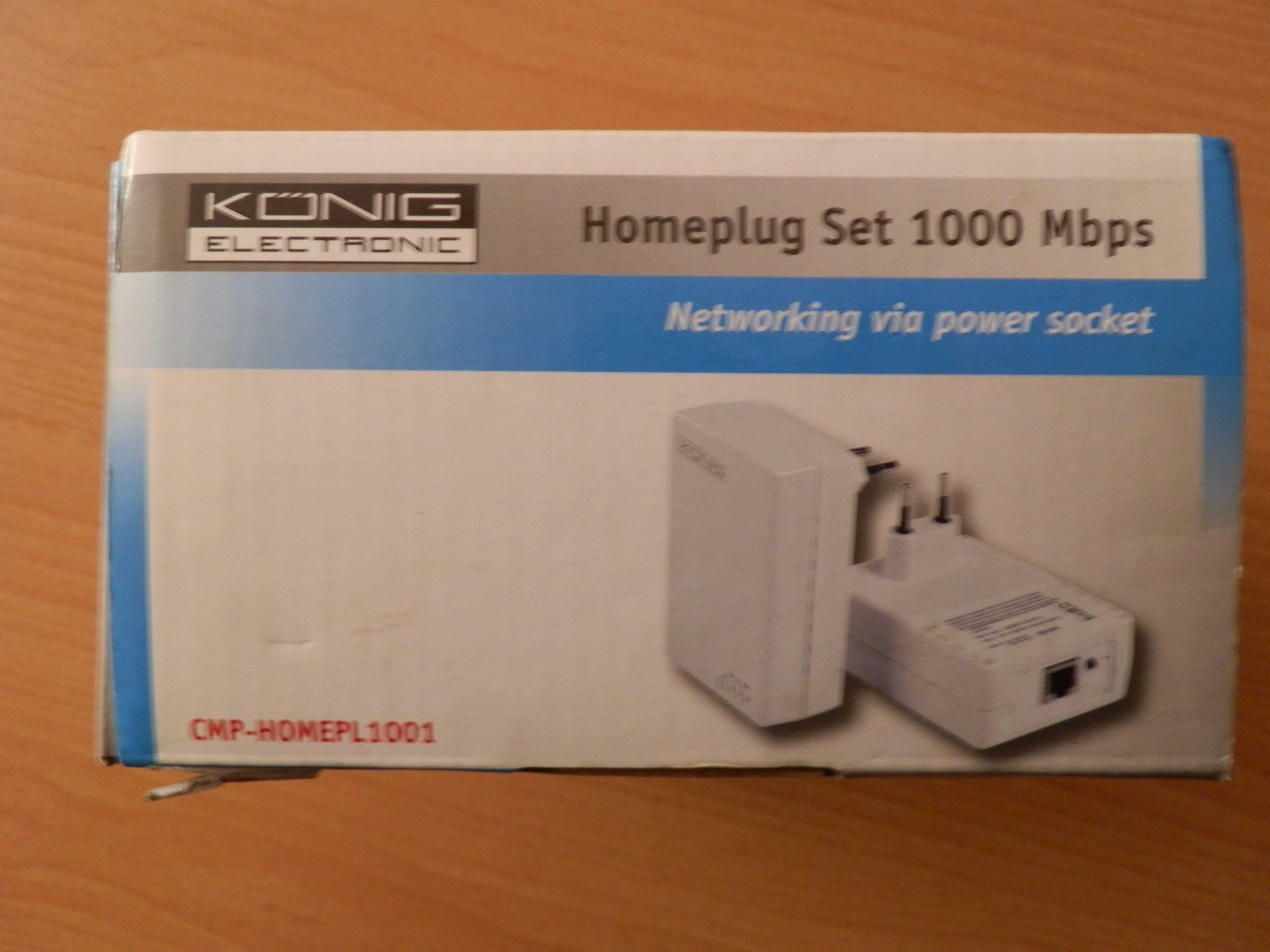 Konig CMP-HOMEPL1001 Powerline Adapter Ethernet Bridge