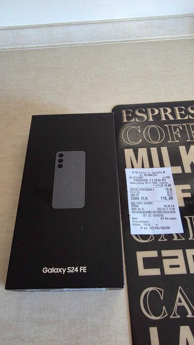 SAMSUNG S24 FE 5G 8/128 NOWY NIEAKTYWOWANY PLAY gwar.producenta 24M!