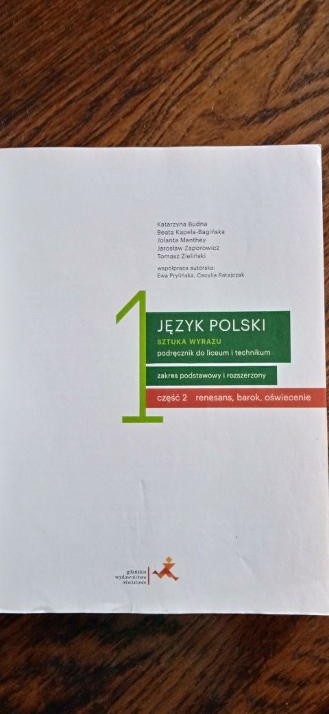 Książki liceum i technikum ponadpodstawowa.