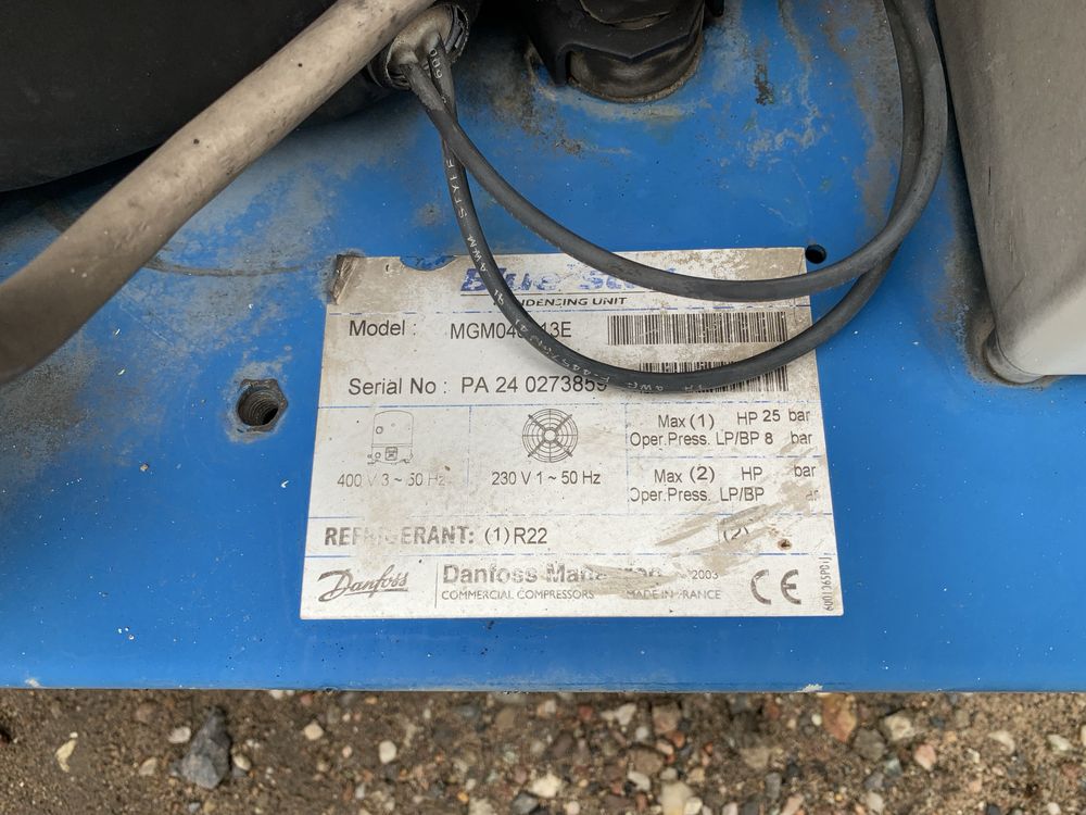 Agregat skraplajacy R404