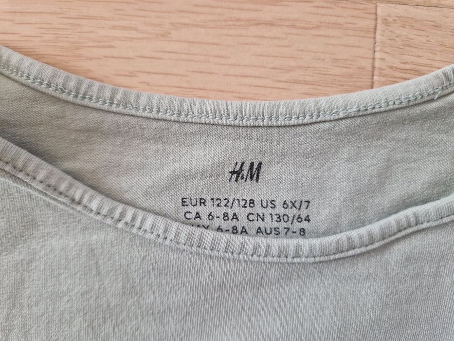 Bluzka z długim rękawem h&m rozm. 122/128