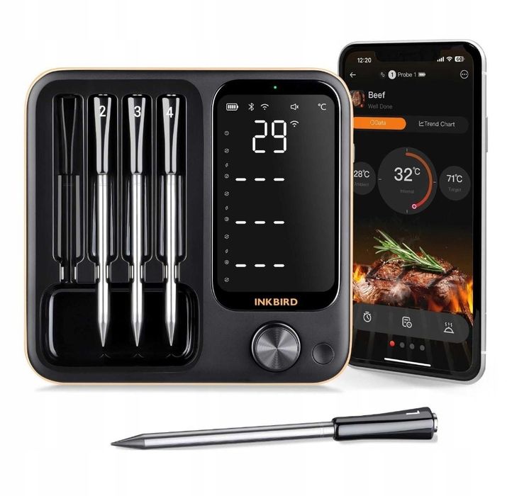 Termometr elektroniczny z sondą Inkbird INT-14-BW 0-300 °C J127/X10+X2