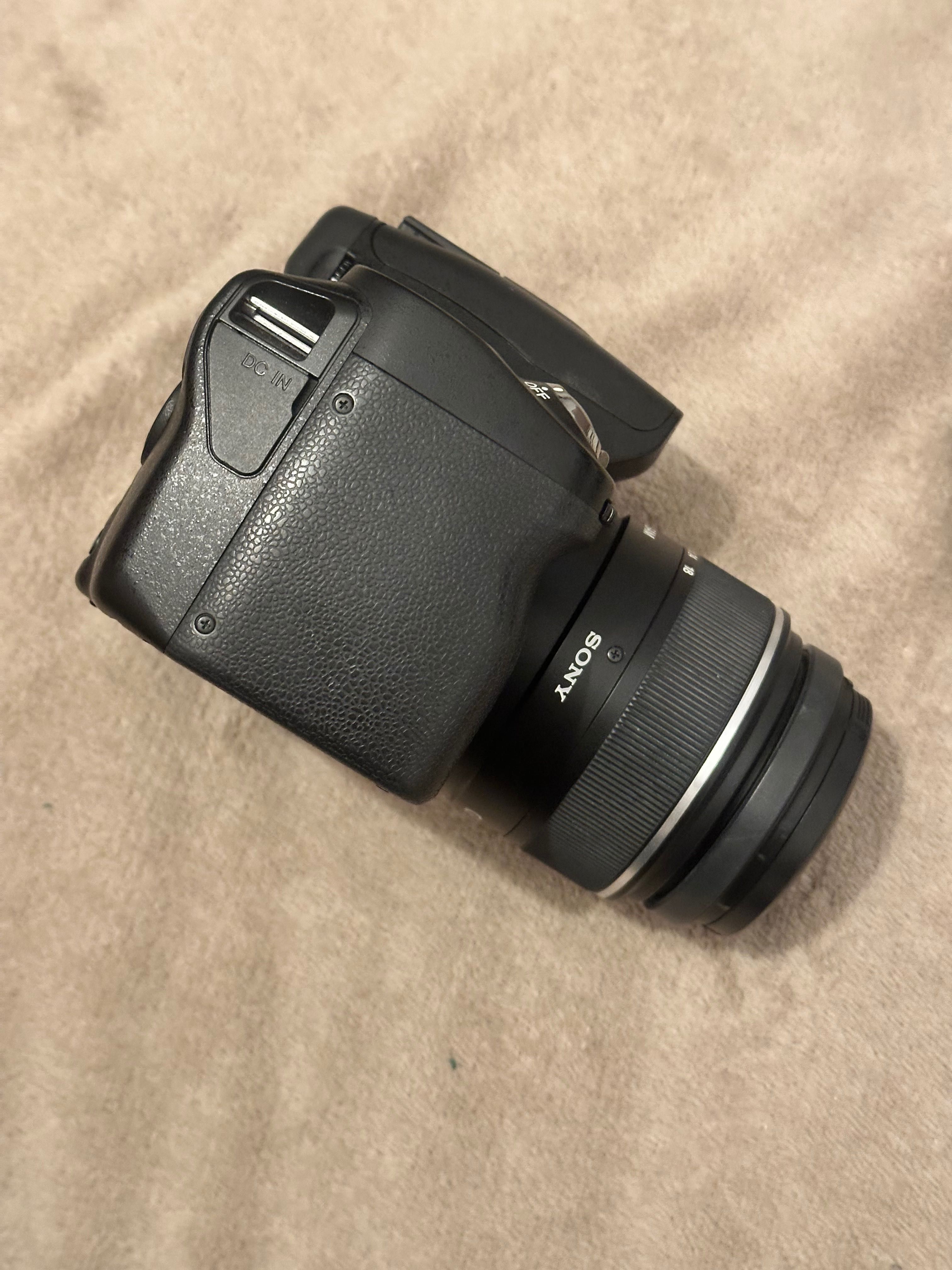 lustrzanka sony α290+obiektyw 3.5-5.6/18-55