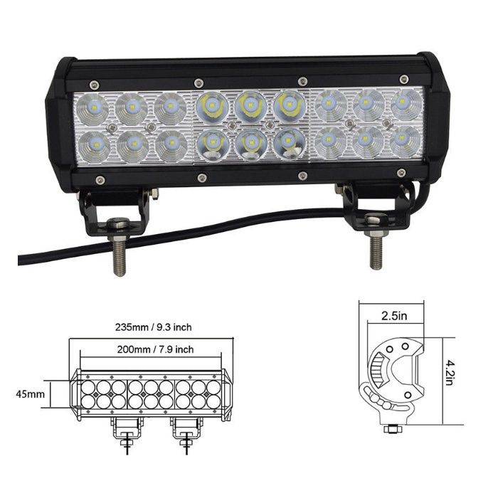 Barra led 54Watt Entrega 24h Maquinas / 4x4 / Bombeiros etc...