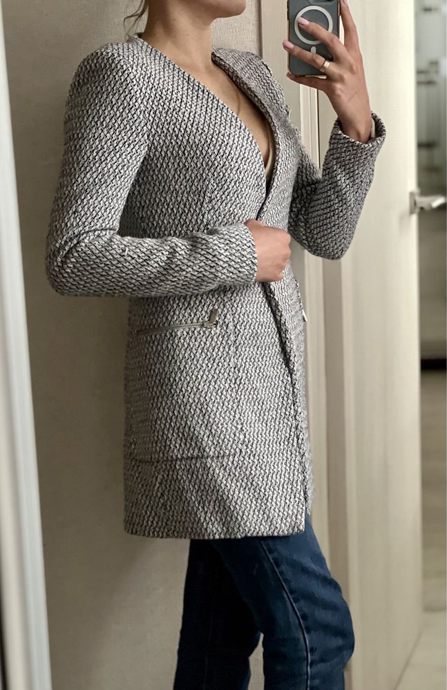 Удлиненный пиджак Zara s