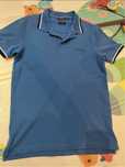 Niebieskie męskie polo pierre cardin 36