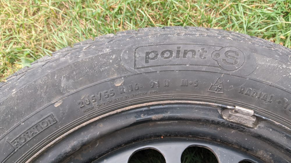 Диски + шини (2022р) 205/55/16 зима