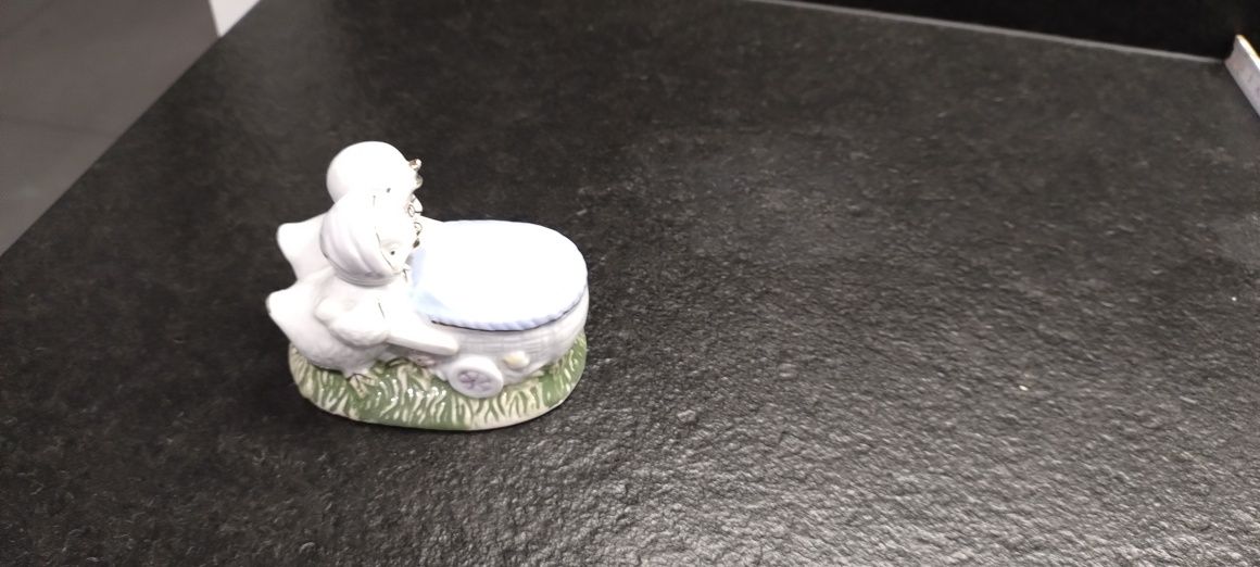 Figurka ceramiczna zabytkowa kaczki mała PRL