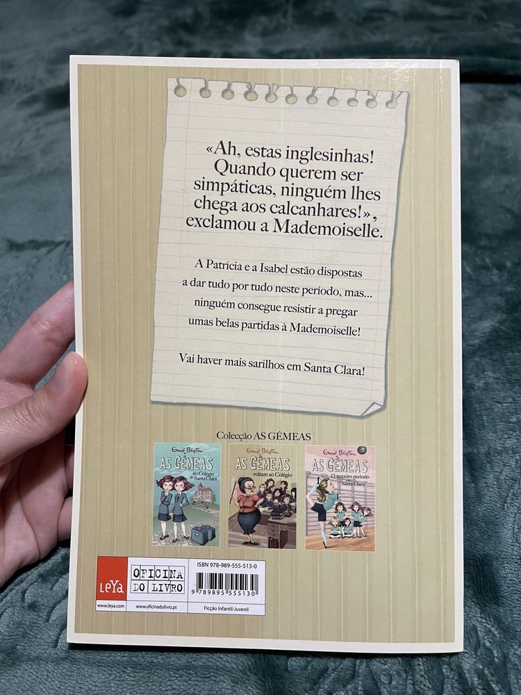 Coleção “As Gémeas”, de Enid Blyton, Volumes I, II e III (NOVOS)