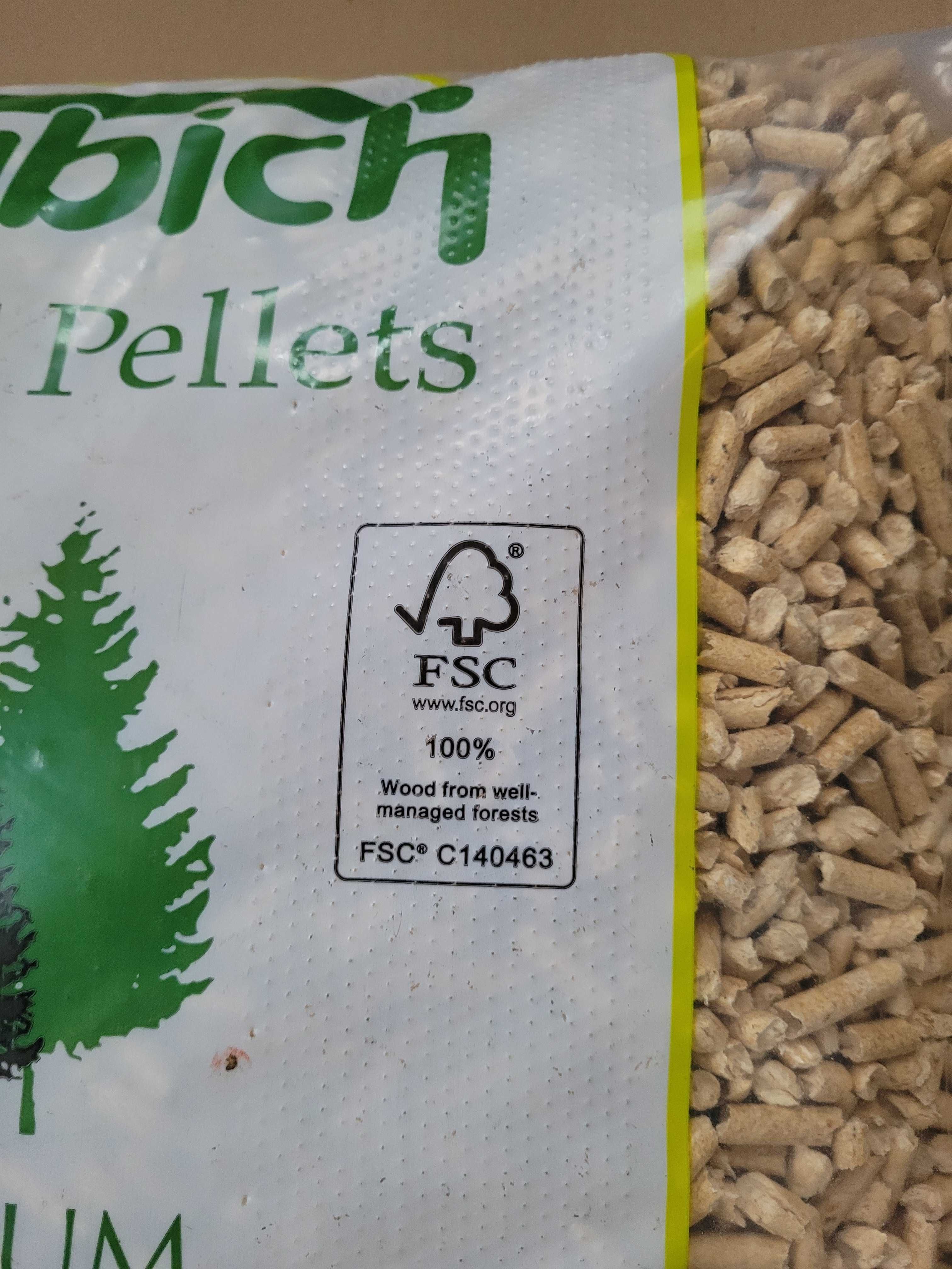 Pellet drzewny Fabich A1 6 lub 8mm DINplus sosna - TRANSPORT GRATIS !