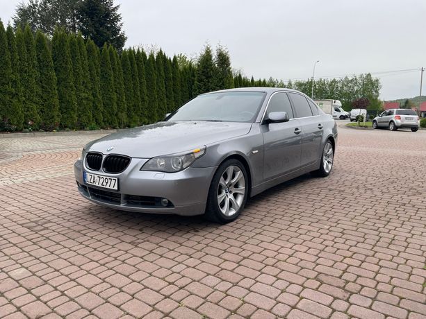 BMW SERIA 5 E60 SEDAN 3.0 535D 272KM skóra automat Xsenony