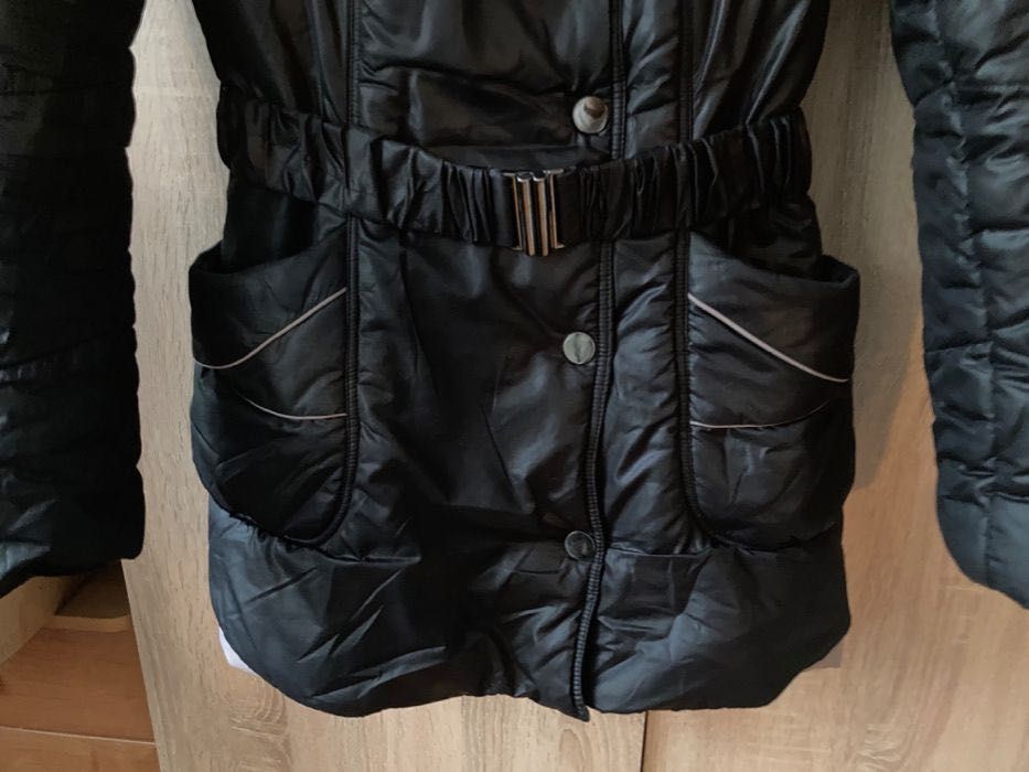 Kurtka płaszcz zimowa Czarna Mohito rozm M