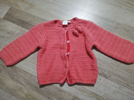 Sweterek bawełniany dla dziewczynki