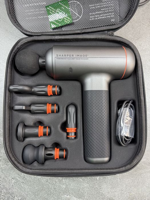 Перкусійний масажер пістолет Sharper Image