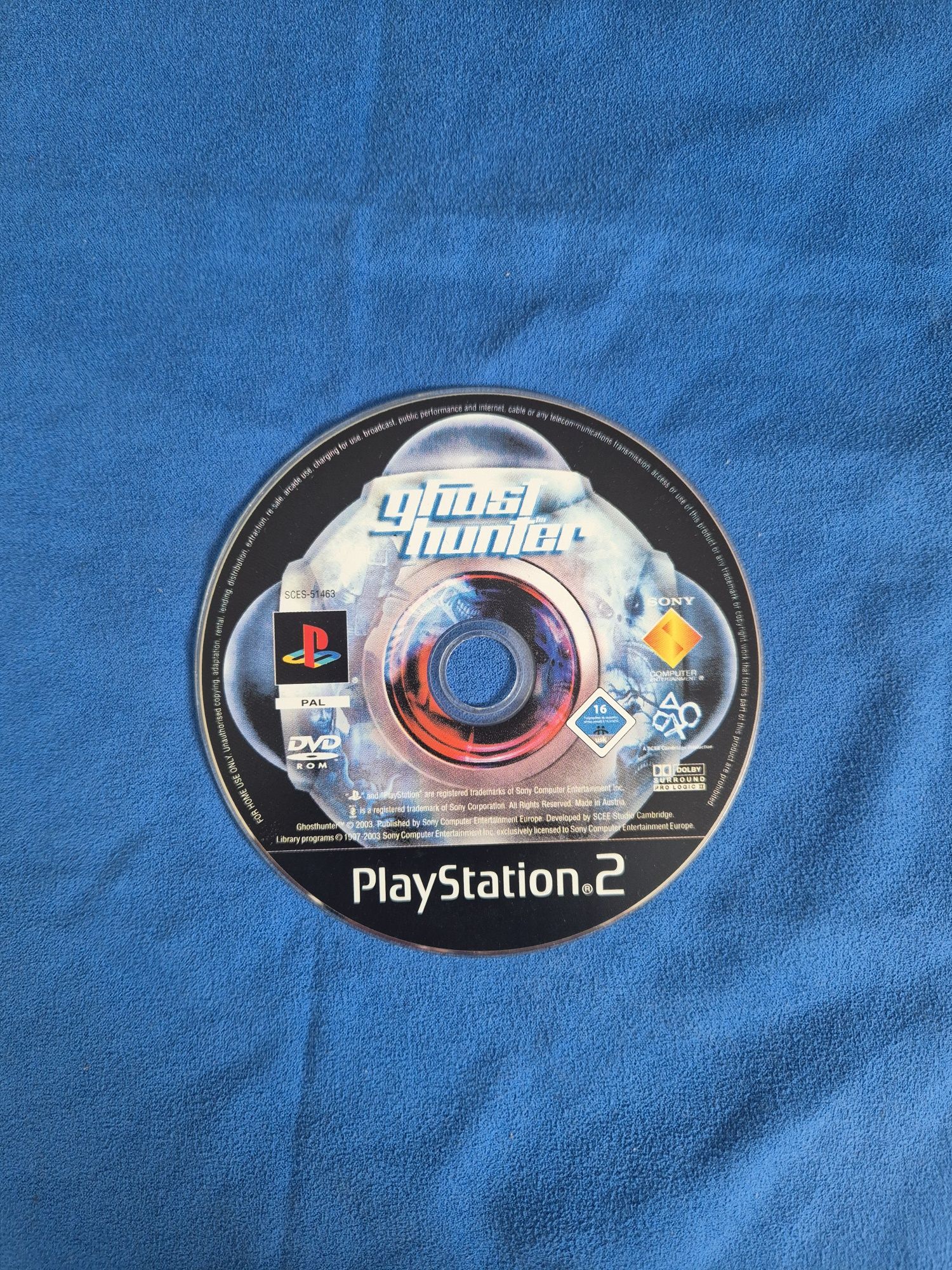 Gra Ghost Hunter PS2 SAMA PŁYTA