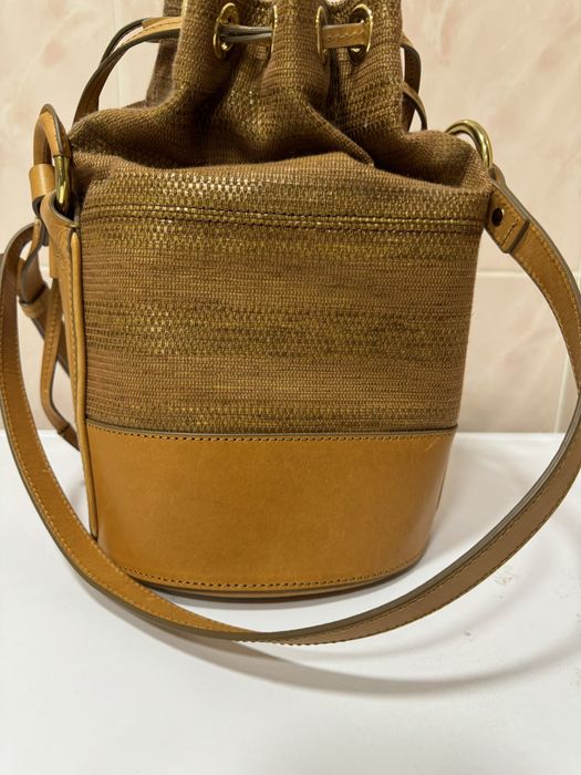 Продам сумку, нова, шкіра+рафія