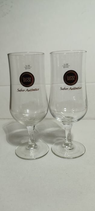 Copos de cerveja Super Bock Stout