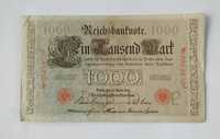 Banknot 1000 marek , 1910 , państwo Niemcy