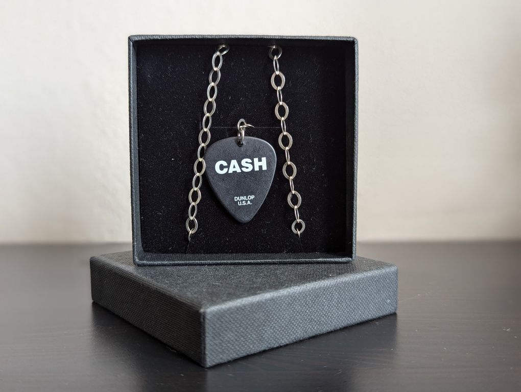Johnny Cash Heartbeat biżuteria z części instrumentów srebro