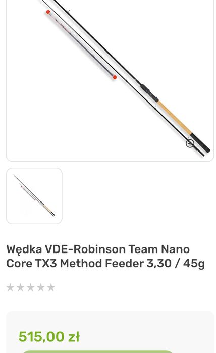 Wędka VDE-Robinson Team Nano Core TX3 Method Feeder 3,30 / 45g