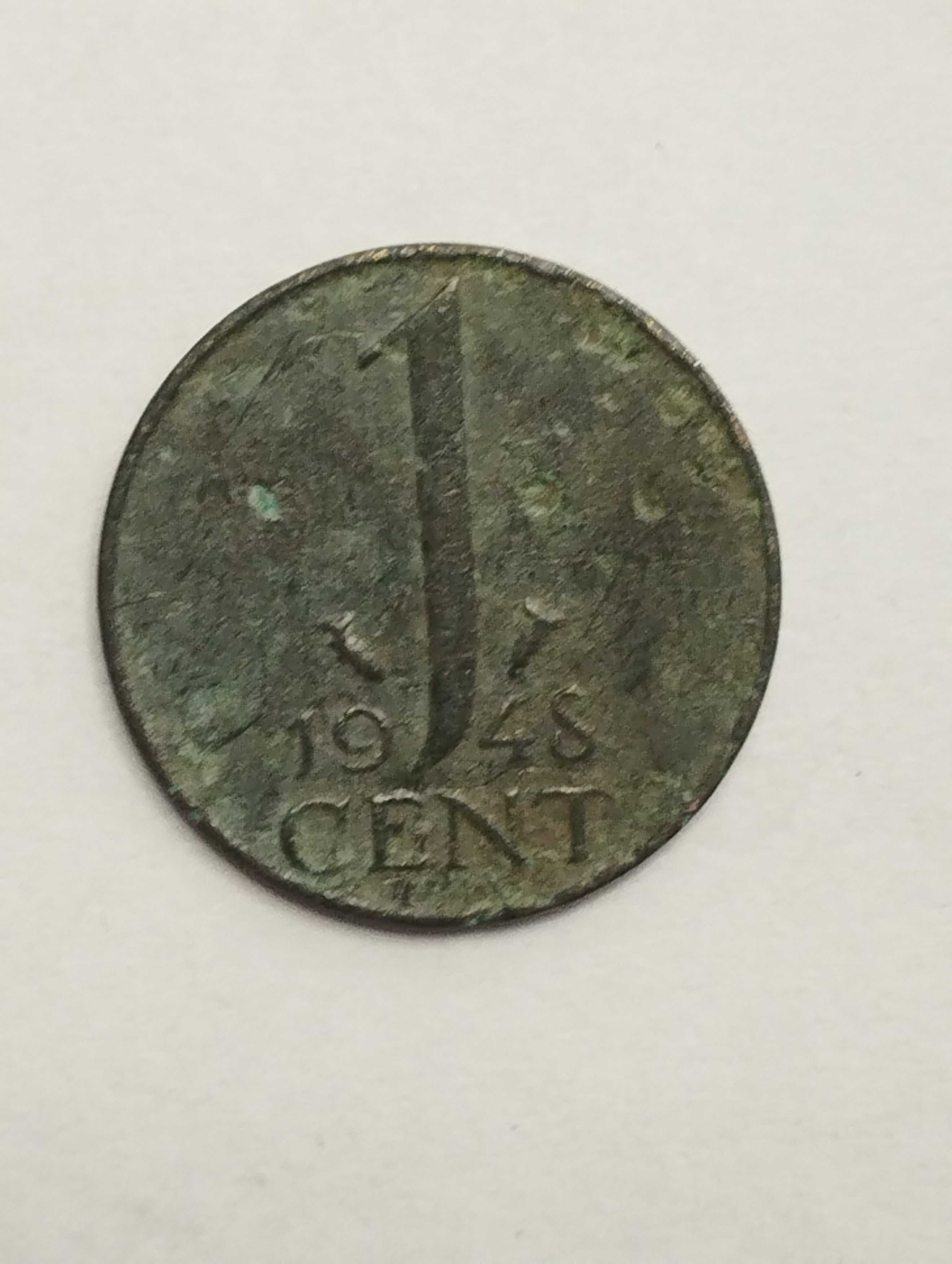 Sprzedam monetę Holandia 1 cent 1948r.  stan db.