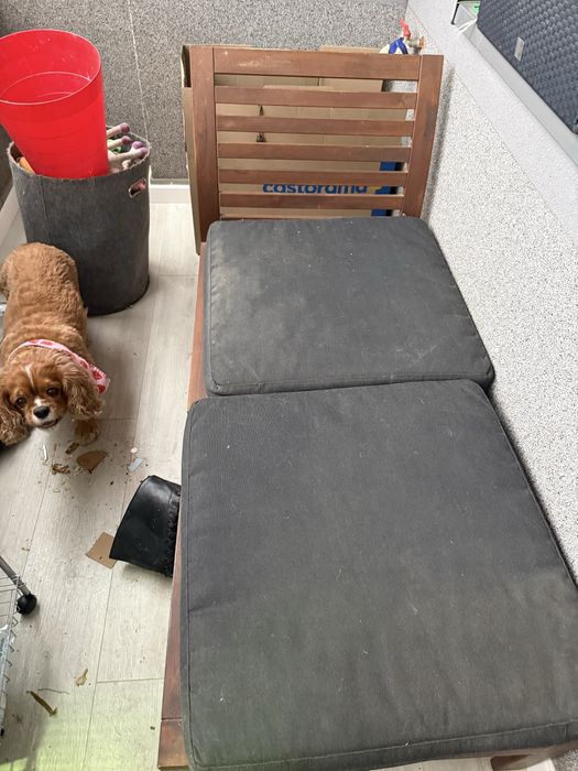 Leżanka / ławka drewniana Ikea