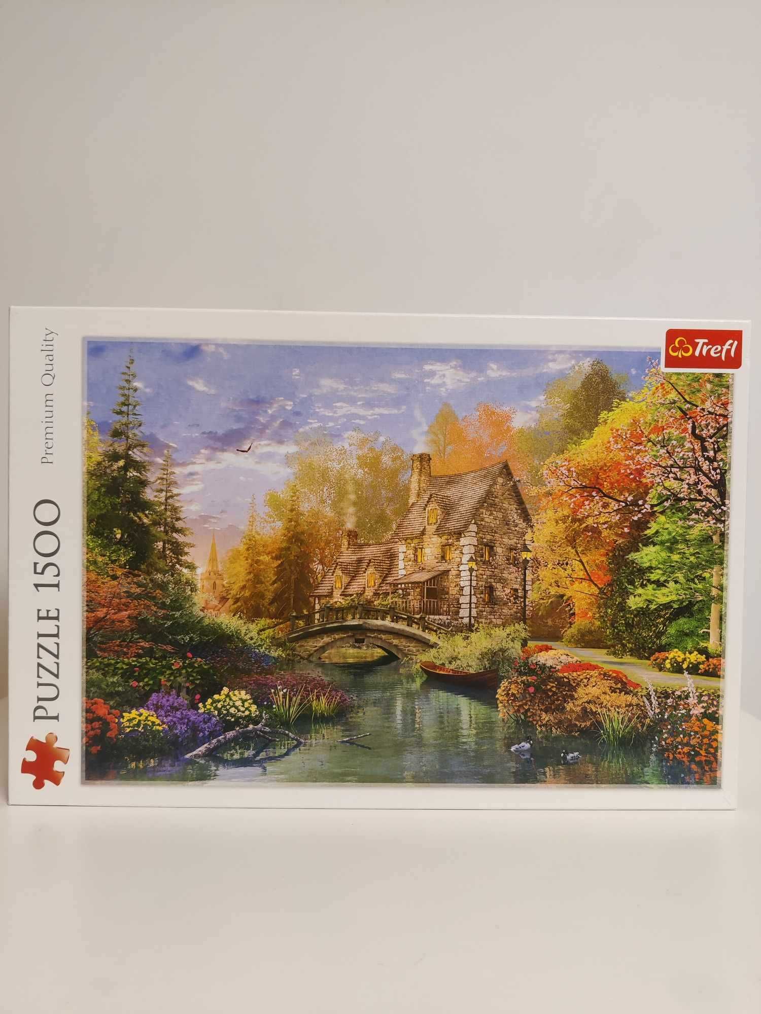 Puzzle Trefl Chatka nad jeziorem