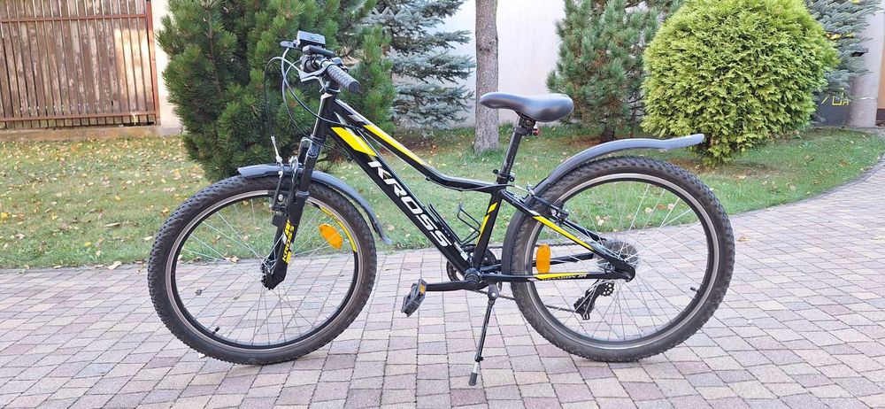 Kross Hexagon JR 1.0 M24 S czarno_srebrno_żółty