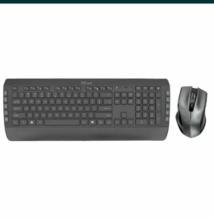 Клавиатура + Мышь Trust Tecla-2 Wireless Black