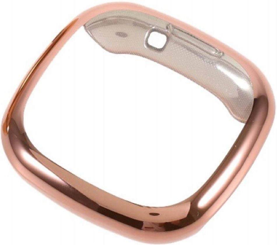 Etui Fitbit Sense / Versa 3 Elastyczne Złote Case Obudowa Nakładka