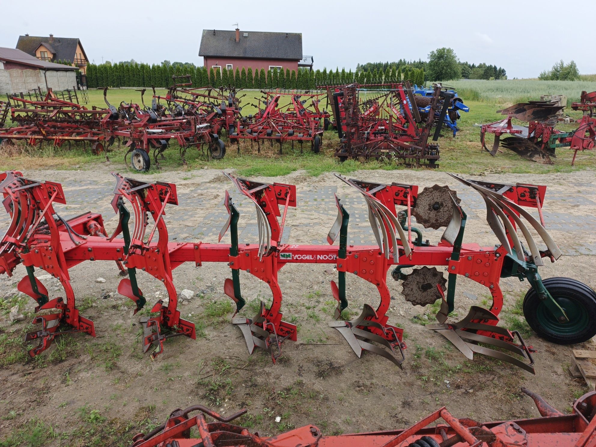 Pług 5 skibowy obrotowy vogel noot ażury piękny ( kverneland kuhn )