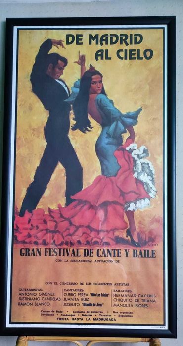 Plakat Flamenco w ramie