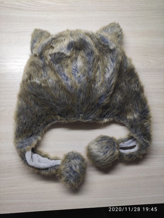 Шапка новогодняя, карнавальная волка,  собаки, панды