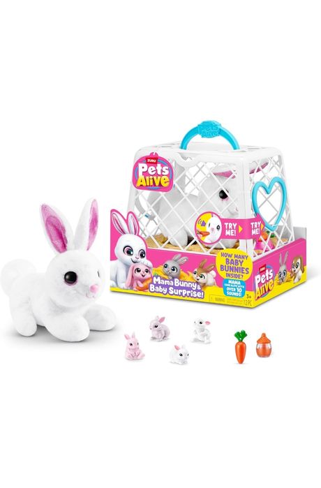 Інтерактивна іграшка pets alive mama Bunny мама зайка і зайченята