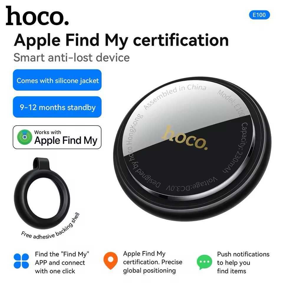 GPS Смарт-брелок Hoco E100 Tiger трекер, модуль GPS Air Tag, локатор