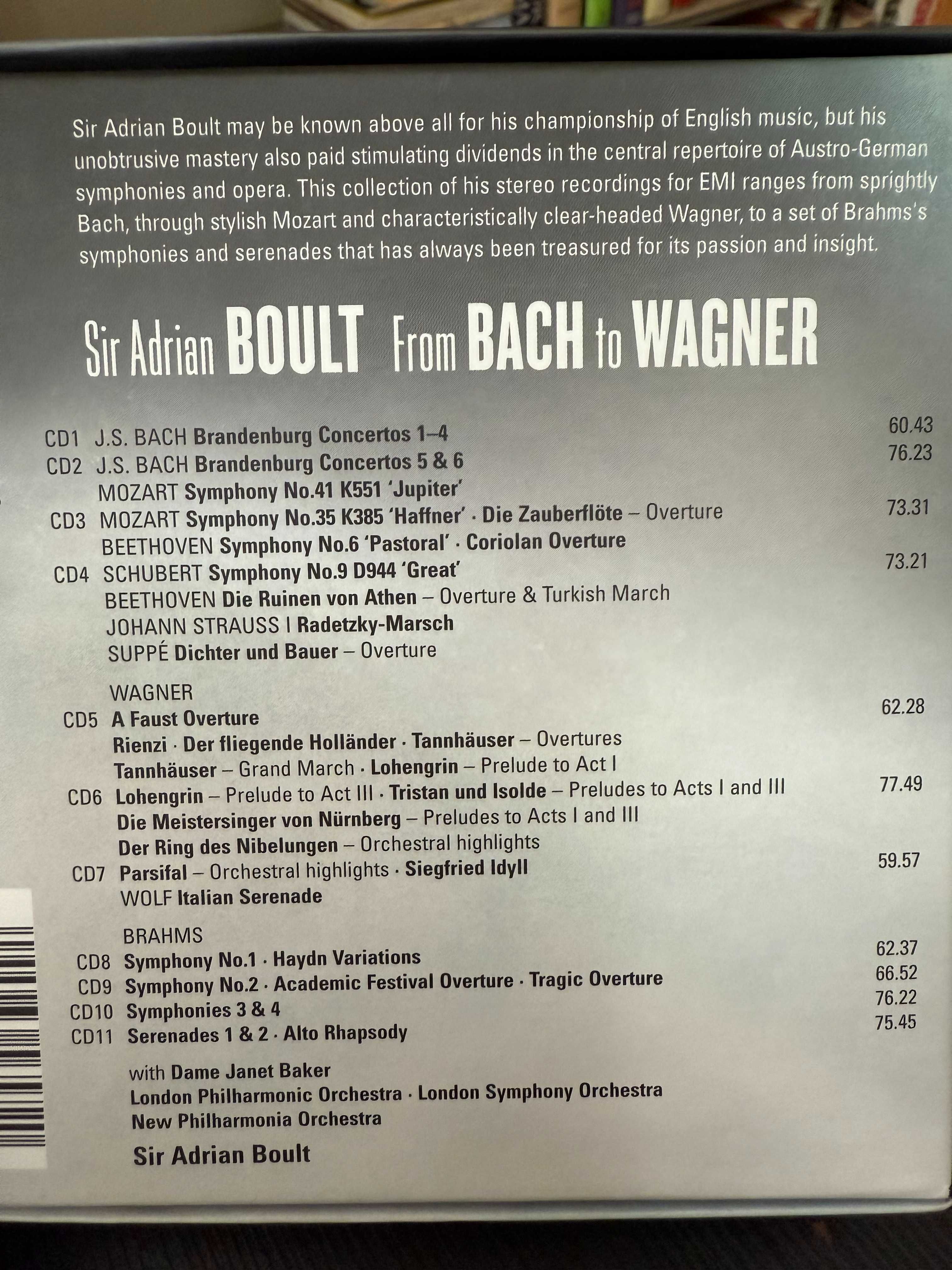 Sir Adrian Boult – From Bach To Wagner