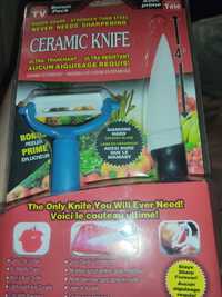 Набор керамический нож и овощерезка экономка ceramic knife bonus