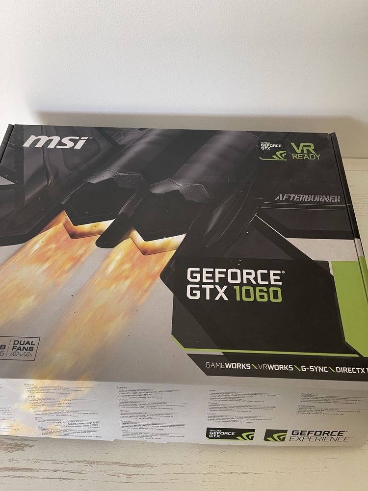 Відеокарта MSI GTX 1060 3gb