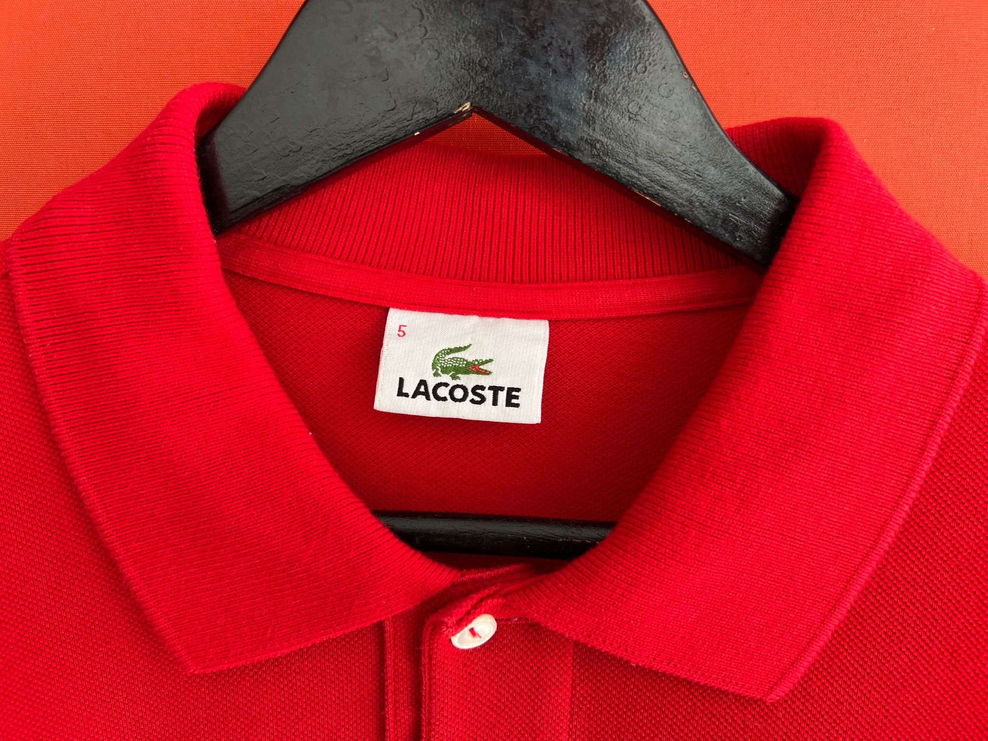 Lacoste оригинал мужская кофта футболка лонгслив поло размер 5 L Б У