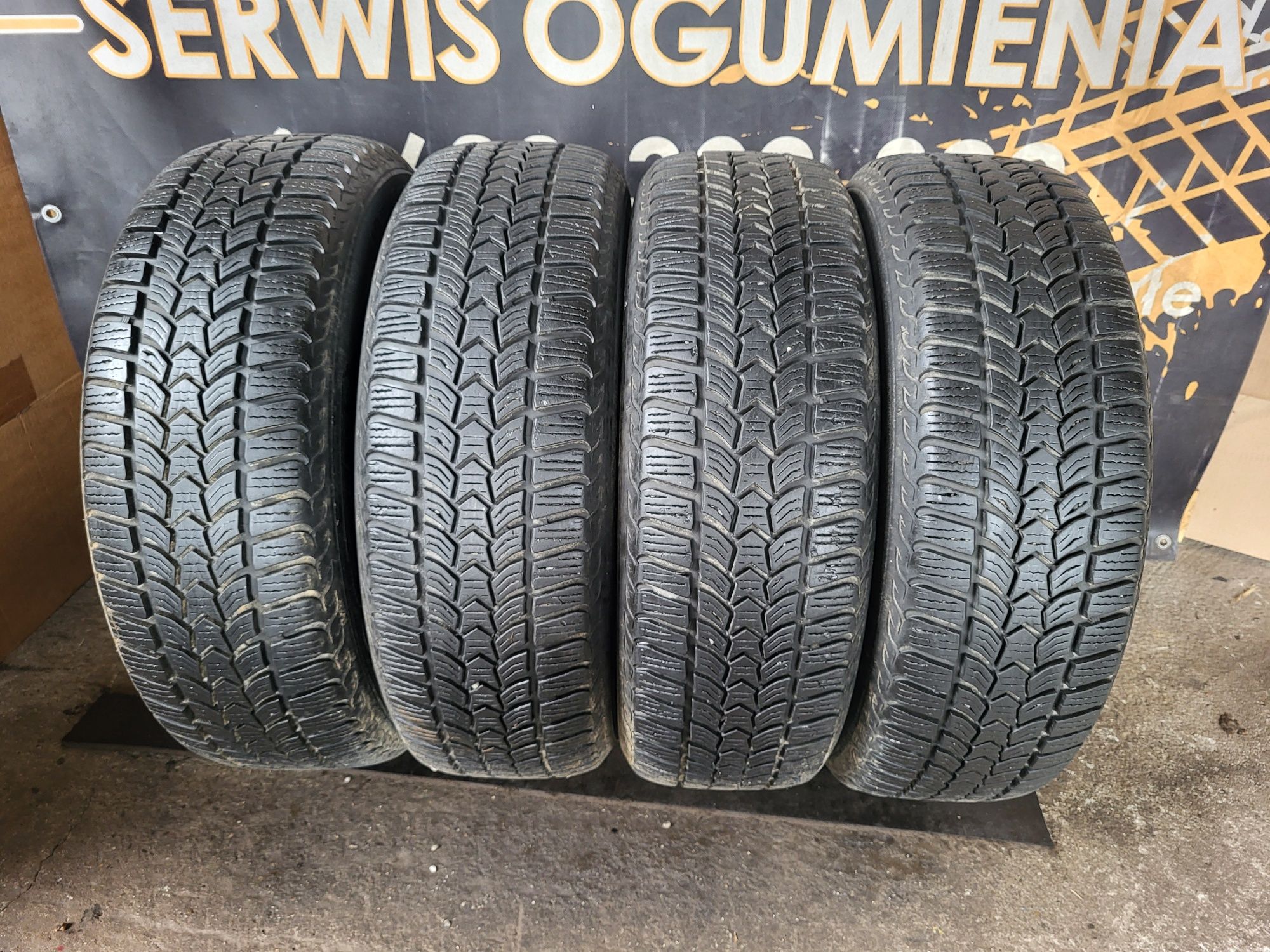 Opony zimowe 195/65/15 Dębica 6,2/6,7mm