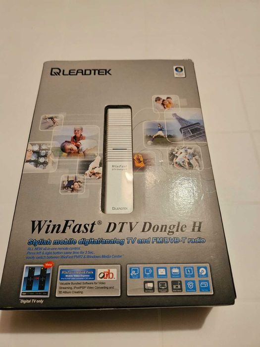 Leadtek WinFast DTV Dongle H – Hybrydowy Tuner TV USB (Analog + DVB-T)