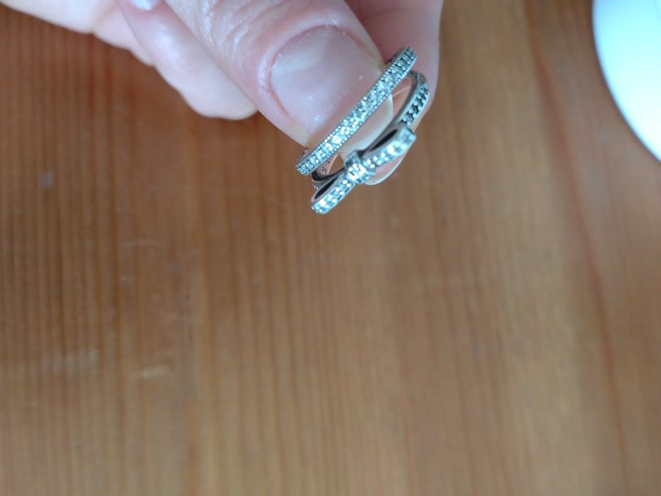 Pandora komplet pierścionków