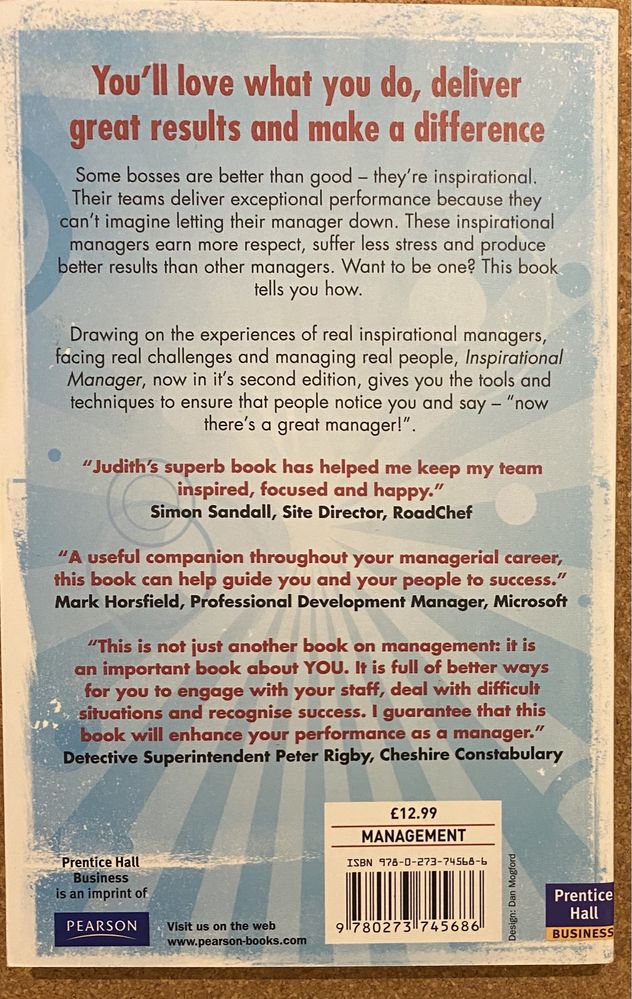 Inspirational Manager 2nd edition / Judith Leary-Joyce