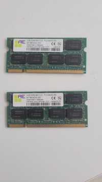 Memórias RAM portátil 2x2Gb