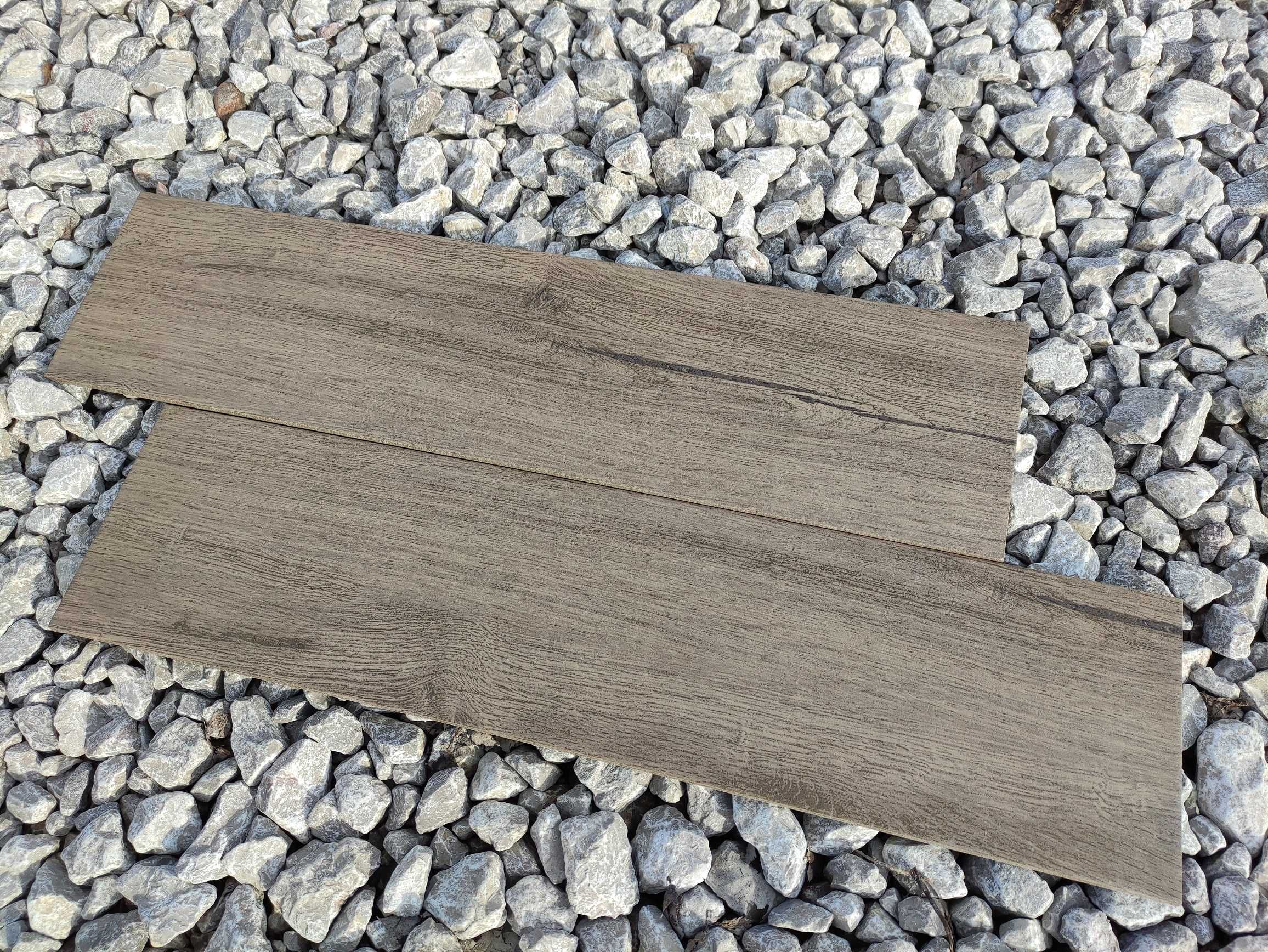 Gres szkliwiony mrozoodporny płytki podł Suomi Brown 15x60